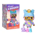 XOX Kweenies Quirky Kweens Series Premium 4" Collectible Figurine with Display Case & Collector Card Blind Box Mystery Toy Ages 7+