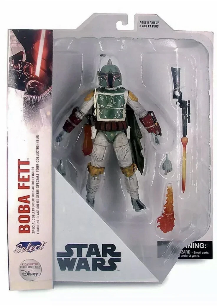s-l1600 (4) Star Wars Boba Fett Collector’s Edition 7" Action Figure by Diamond Select Premium Star Wars Collectible Toy for Fans & Collectors - Image 1